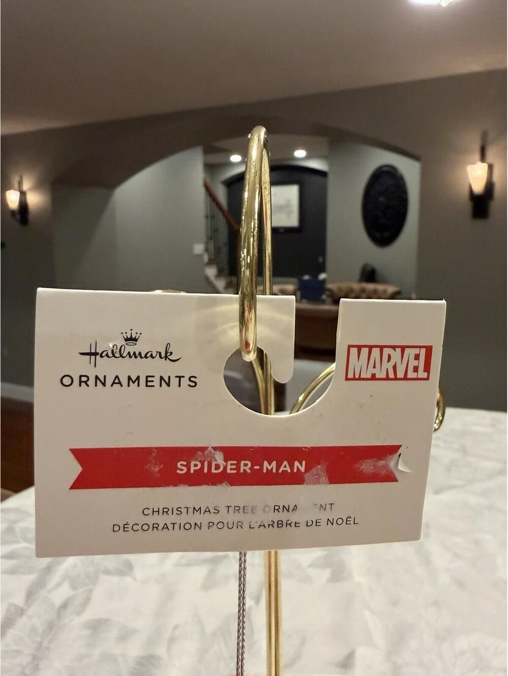 Hallmark Marvel Spider-Man Ornament Shatterproof New With Tags